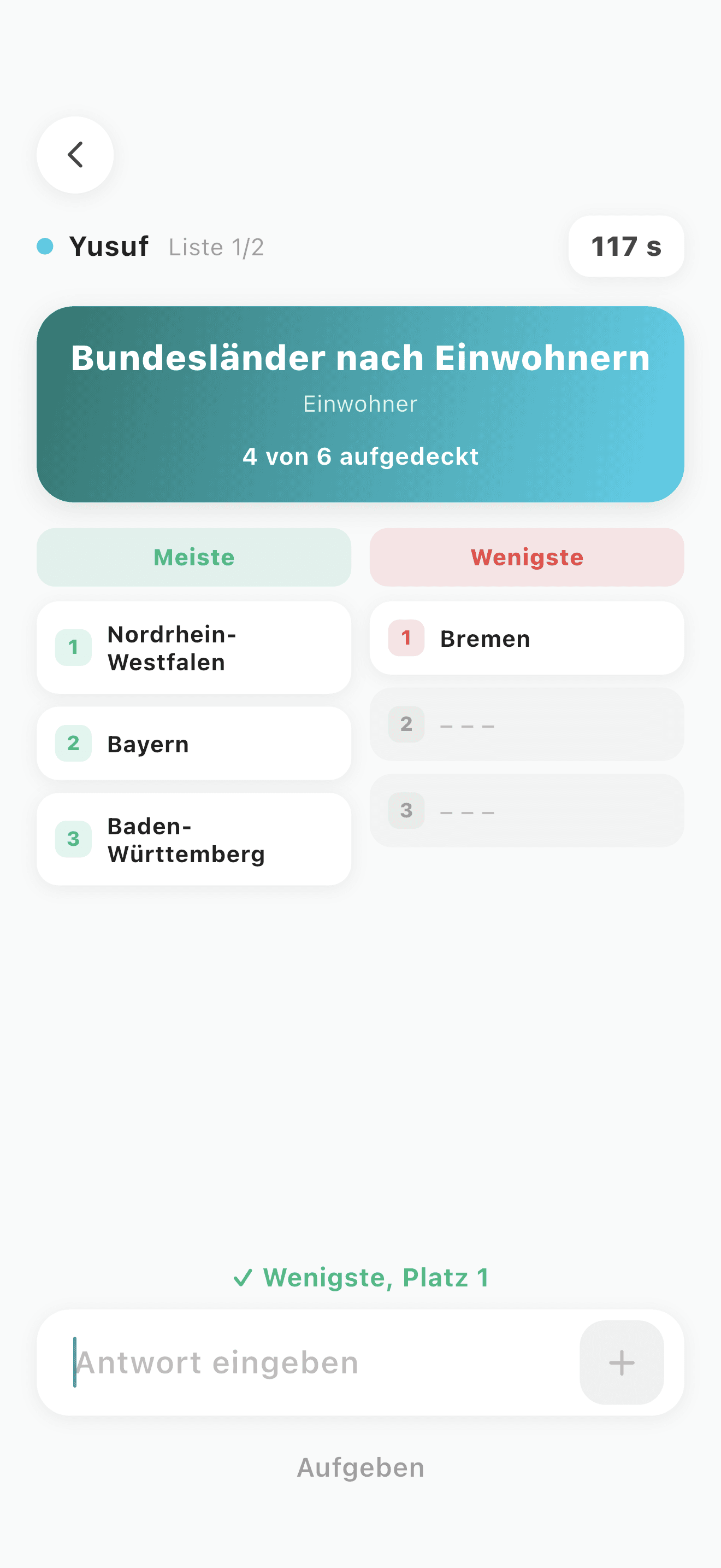 Beide Enden erraten